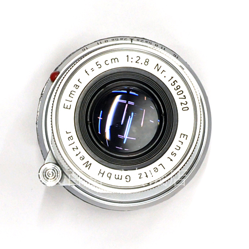 【中古】 ライカ ライツ エルマー 5cm F2.8 feet ライカMマウント シルバー Leica Leitz Elmar 中古交換レンズ