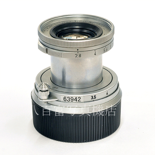 【中古】 ライカ ライツ エルマー 5cm F2.8 feet ライカMマウント シルバー Leica Leitz Elmar 中古交換レンズ