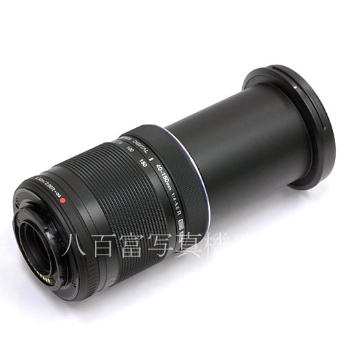 【中古】 オリンパス M.ZUIKO DIGITAL ED 40-150mm F4-5.6 R マイクロフォーサーズ用 ブラック OLYMPUS M.ズイコー 中古レンズ 38499