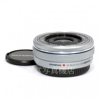 【中古】 オリンパス M.ZUIKO DIGITAL ED 14-42mm F3.5-5.6 EZ シルバー OLYMPUS 中古レンズ 34385