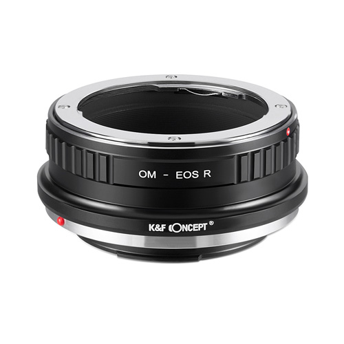 K&F Concept レンズマウントアダプター / KF-OMRF / レンズ側：オリンパスOM ボディ側：キヤノンRF