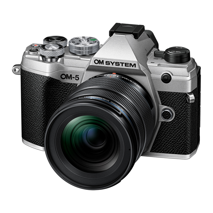 《生産完了》 OM SYSTEM OM-5 12-45mm PRO レンズキット [シルバー ] ミラーレス一眼カメラ