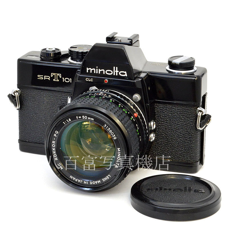 【中古】 ミノルタ SRT101 ブラック 50mm F1.4 セット minolta 中古フイルムカメラ 48727