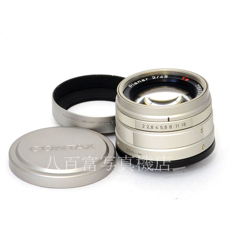 【中古】 コンタックス Planar T* 45mm F2 GG-2・GK-54 セット Gシリーズ用 CONTAX  中古交換レンズ 49659