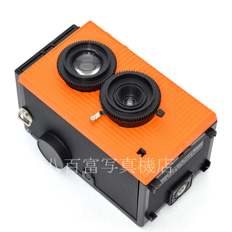 【中古】 ブラックバードフライ 二眼レフカメラ オレンジ LA blackubird,fly 中古フイルムカメラ 49673