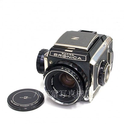 【中古】 ゼンザ ブロニカ S2 シルバー Nikkor 75mm F2.8 セット ZENZA BRONICA 中古カメラ 28894
