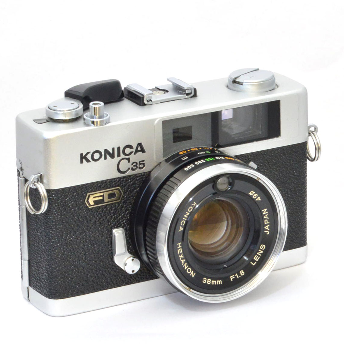 【中古】 コニカ C35 FD シルバー KONICA 中古フイルムカメラ 49440