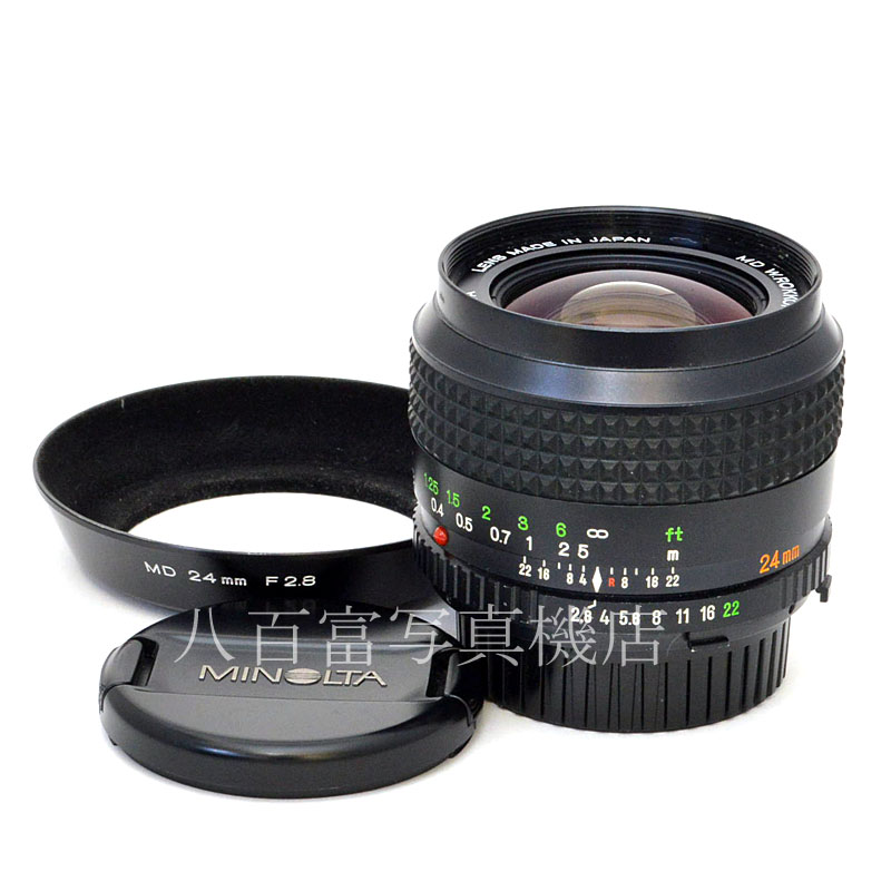 【中古】 ミノルタ MD ROKKOR 24mm F2.8 minolta ロッコール 中古交換レンズ 49707