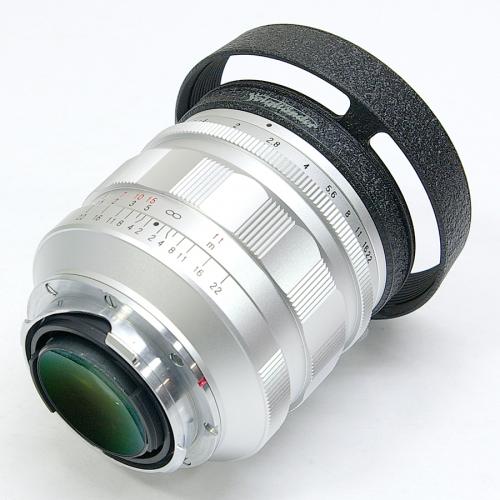 中古 フォクトレンダー NOKTON 35mm F1.2 Aspherical シルバー ライカMマウント 【中古レンズ】 07370