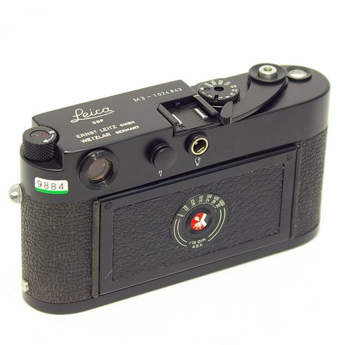 中古 ライカ M3 リペイントブラック ボディ Leica 【中古カメラ】 G9884