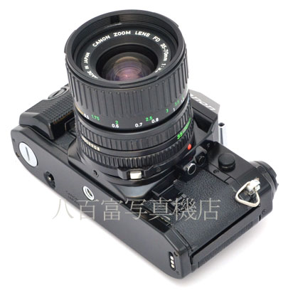 【中古】 キヤノン AE-1 プログラム ブラック NFD 35-70mm F3.5-4.5 セット Canon AE-1 PROGRAM 中古フイルムカメラ 45234