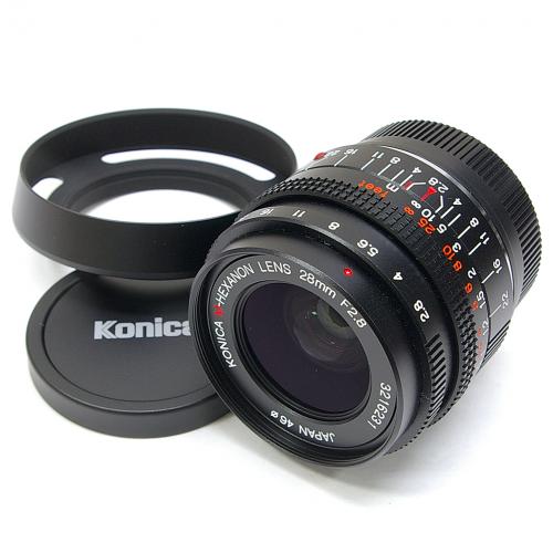 中古 コニカ M HEXANON 28mm F2.8 ライカMマウント KONICA 【中古 