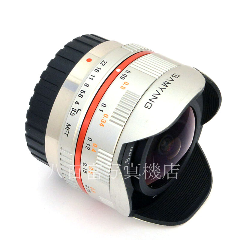 【中古】 サムヤン  7.5mm F3.5  UMC　FISH-EYE シルバー マイクロフォサーズ用 SAMYANG 中古交換レンズ　49818