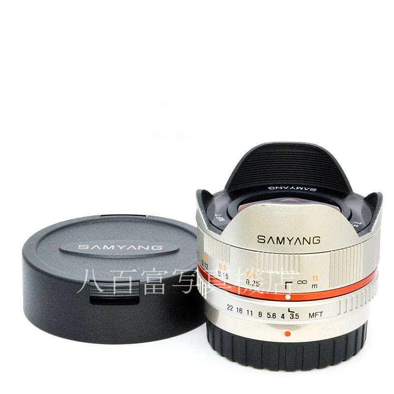 【中古】 サムヤン  7.5mm F3.5  UMC　FISH-EYE シルバー マイクロフォサーズ用 SAMYANG 中古交換レンズ　49818