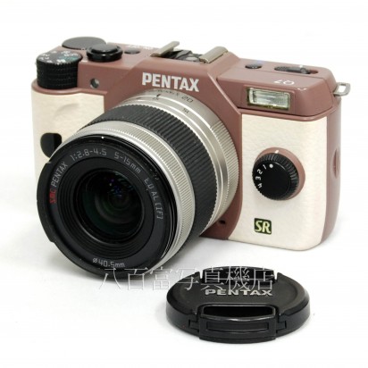 【中古】 ペンタックス Q7 ズームレンズキット ココアブラウン☓ホワイト PENTAX 中古カメラ 29414