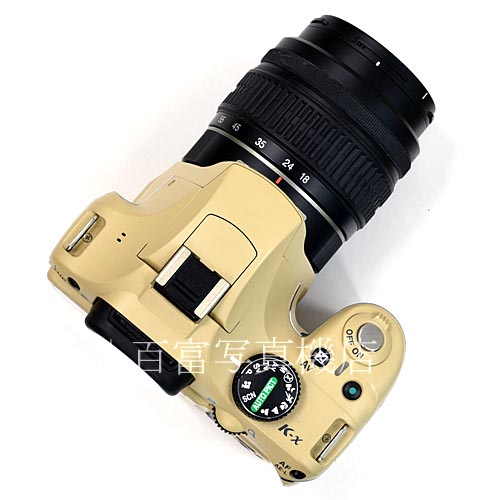 【中古】 ペンタックス K-X ベージュXブラウン 18-55mm F3.5-5.6 セット PENTAX K3485