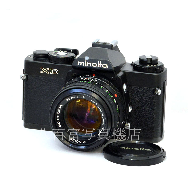 【中古】 ミノルタ XD 後期 ブラック 50mmF1.4セット minolta 中古フイルムカメラ K3745｜カメラのことなら八百富写真機店