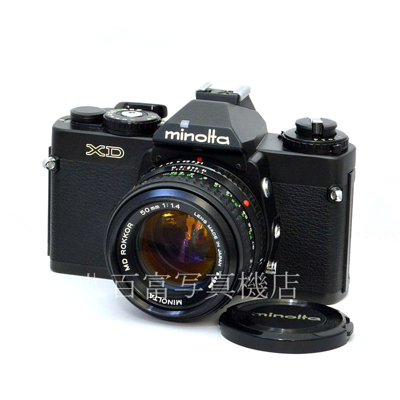 【中古】 ミノルタ XD 後期 ブラック 50mmF1.4セット minolta 中古フイルムカメラ  K3745