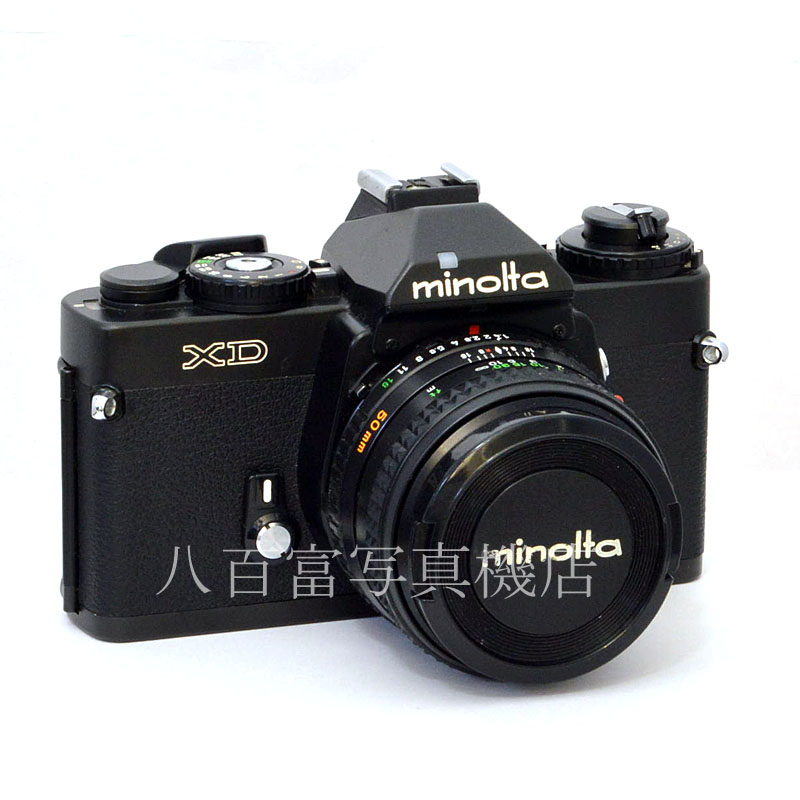 【中古】 ミノルタ XD 後期 ブラック 50mmF1.4セット minolta 中古フイルムカメラ  K3745