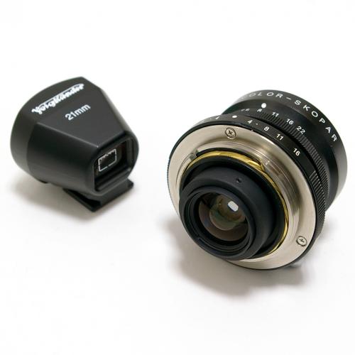 中古 フォクトレンダー COLOR SKOPAR 21mm F4 ブラック ライカL