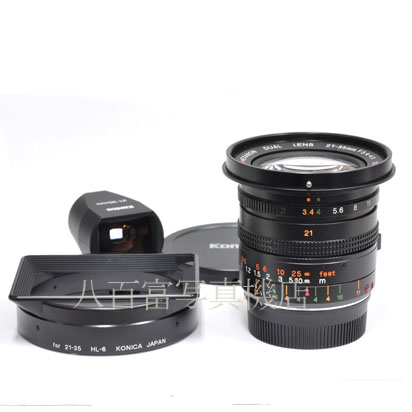 【中古】 コニカ M-ヘキサノン デュアルレンズ 21-35mm F3.4-4 ライカMマウント Konica M-HEXANON DUAL LENS 中古交換レンズ 45505