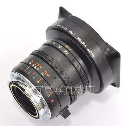 【中古】 コニカ M-ヘキサノン デュアルレンズ 21-35mm F3.4-4 ライカMマウント Konica M-HEXANON DUAL LENS 中古交換レンズ 45505