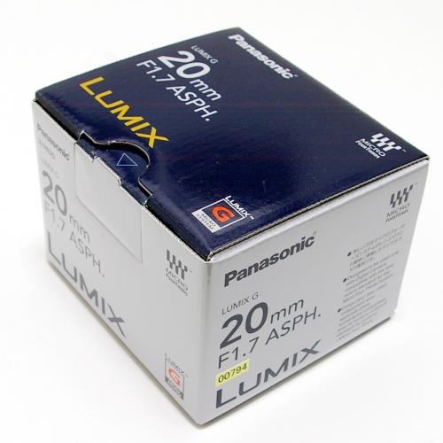 中古 パナソニック LUMIX G 20mm F1.7 ASPH. Panasonic 【中古レンズ】 00794