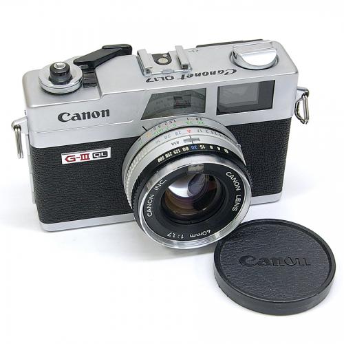 中古 キャノン キャノネット QL-17 GIII シルバー Canon Canonet 【中古カメラ】 07484