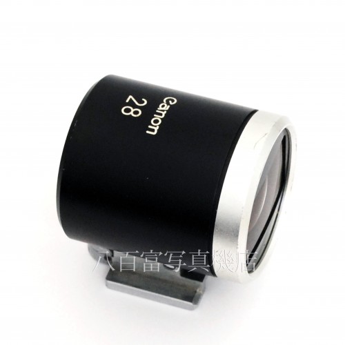 中古】 Canon 28mm ビューファインダー 型 パララックス補正機構
