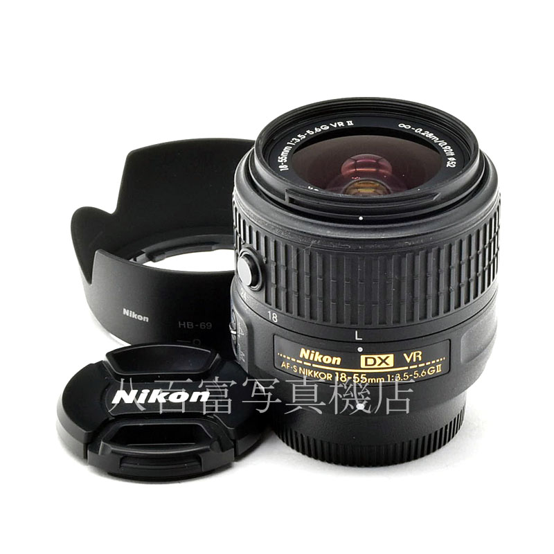 【中古】 ニコン AF-S DX VR ニッコー ル 18-55mm F3.5-5.6GⅡ Nikon NIKKOR 中古交換レンズ 53907