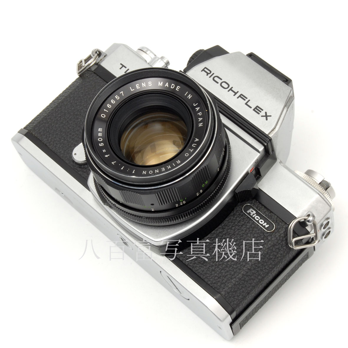 【中古】リコーフレックス TLS401 リケノン 50mm F1.7 セット シルバー RICOH 中古フイルムカメラ 32252