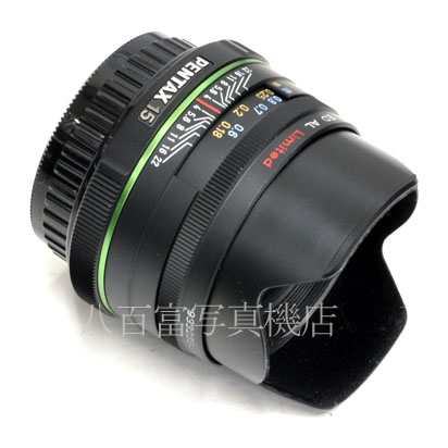 【中古】 SMC ペンタックス DA 15mm F4 ED AL Limited ブラック PENTAX 中古交換レンズ 45431