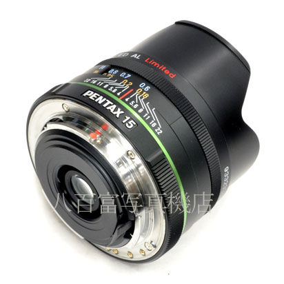 【中古】 SMC ペンタックス DA 15mm F4 ED AL Limited ブラック PENTAX 中古交換レンズ 45431