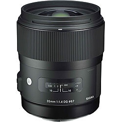《取寄商品》 シグマ SIGMA 35mm F1.4 DG HSM Art / NIKON-F FX / 広角レンズ / 35mmフルサイズ対応 / ニコンFマウント FX 【３〜７営業日後の発送】
