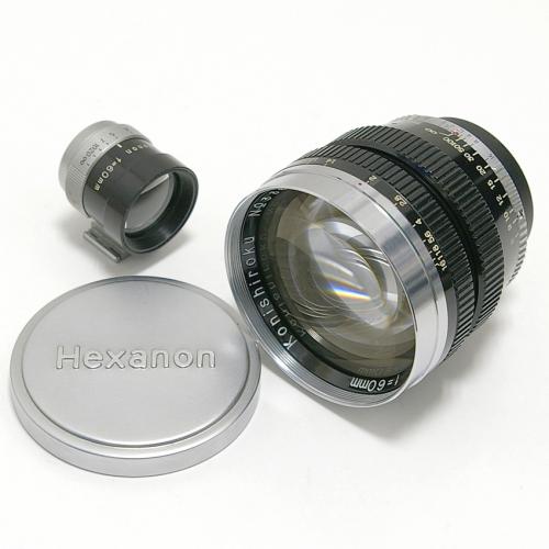 中古 コニカ Hexanon 60mm F1.2 ライカLマウント Konica 【中古レンズ】 G1738