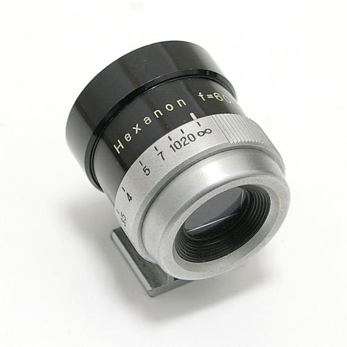 中古 コニカ Hexanon 60mm F1.2 ライカLマウント Konica 【中古レンズ】 G1738-専用ファインダー付です。