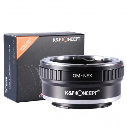 K&F Concept レンズマウントアダプター KF-OME (オリンパスOMマウントレンズ → ソニーEマウント変換)