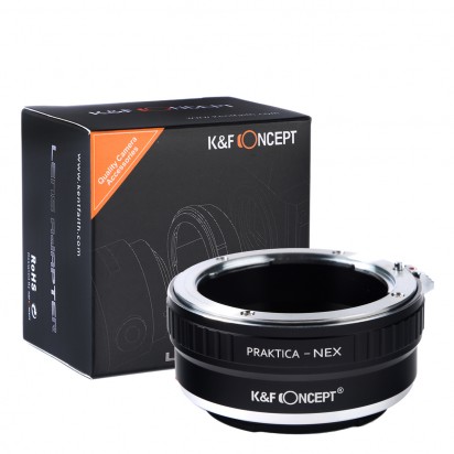 K&F Concept レンズマウントアダプター KF-PBE (プラクチカBマウントレンズ → ソニーEマウント変換)