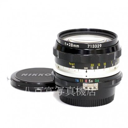 【中古】 ニコン Auto Nikkor 28mm F3.5 Nikon / オートニッコール 中古レンズ 34079