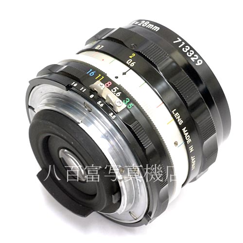 【中古】 ニコン Auto Nikkor 28mm F3.5 Nikon / オートニッコール 中古レンズ 34079