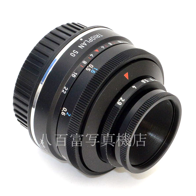 【中古】 メイヤー トリオプラン 50mm F2.9 ブラック キヤノンEOS用 Meyer Optik Görlitz 中古交換レンズ 49559