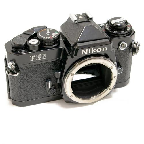 中古 ニコン FE2 ブラック データバックMF-16付 ボディ Nikon