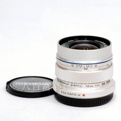 【中古】 オリンパス M.ZUIKO DIGITAL ED 12mm F2.0 シルバー OLYMPUS 中古レンズ 40689