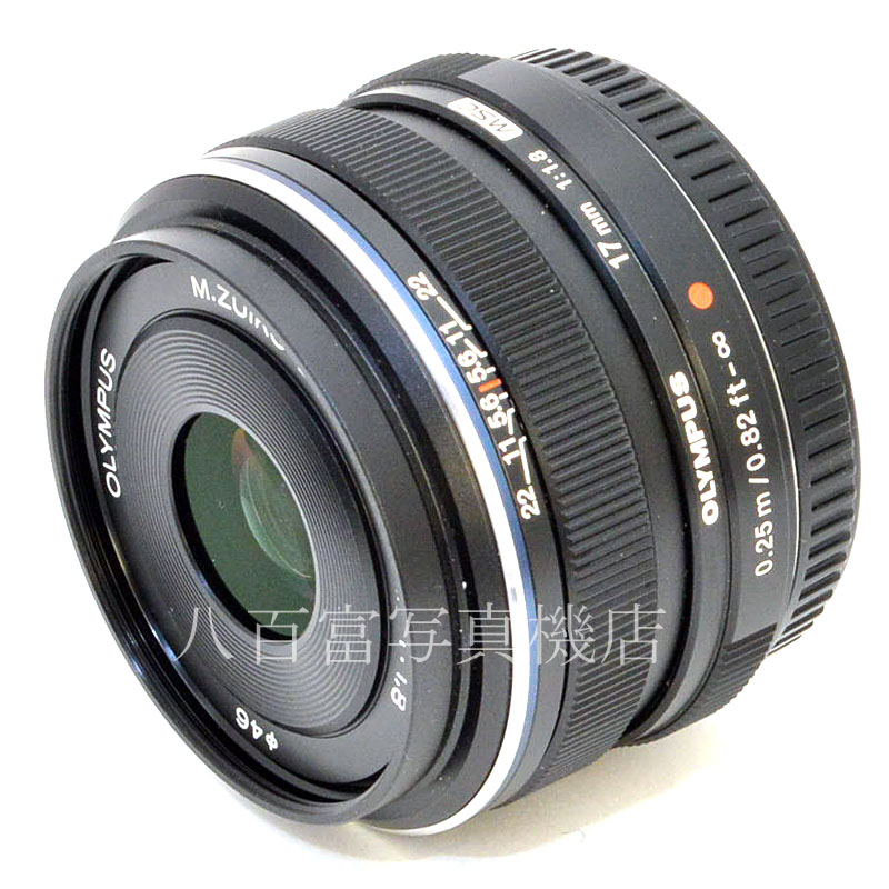 【中古】 オリンパス M.ZUIKO DIGITAL 17mm F1.8 ブラック マイクロフォーサーズ OLYMPUS　Mズイコー 中古交換レンズ 49923