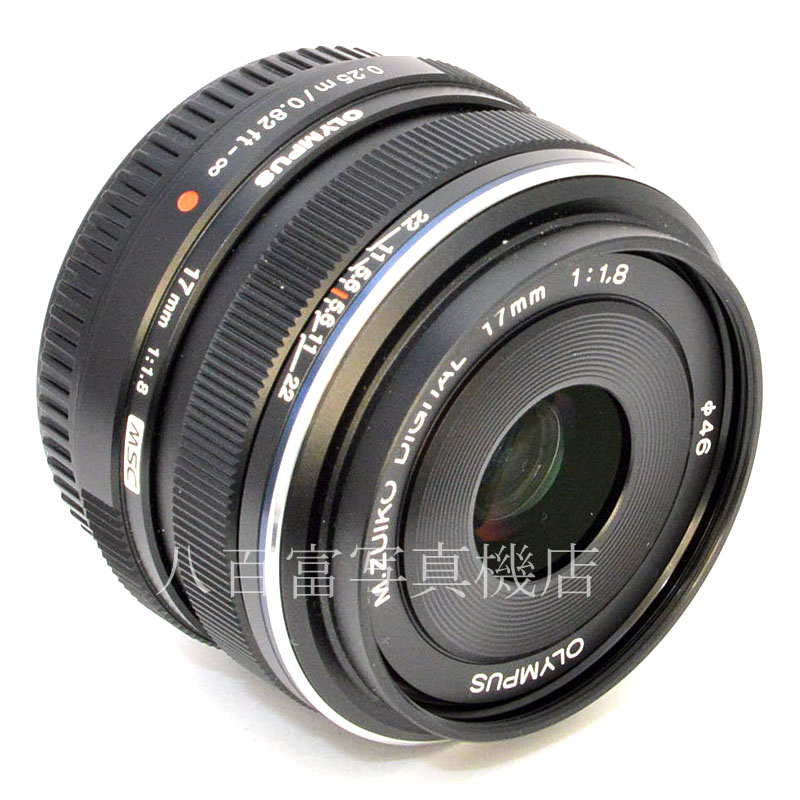 【中古】 オリンパス M.ZUIKO DIGITAL 17mm F1.8 ブラック マイクロフォーサーズ OLYMPUS　Mズイコー 中古交換レンズ 49923