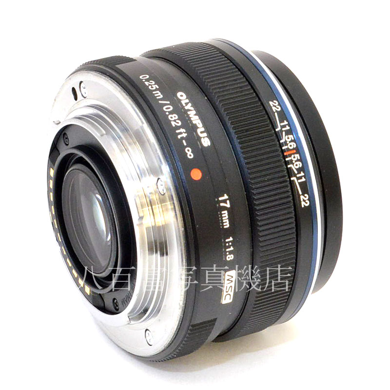 【中古】 オリンパス M.ZUIKO DIGITAL 17mm F1.8 ブラック マイクロフォーサーズ OLYMPUS　Mズイコー 中古交換レンズ 49923