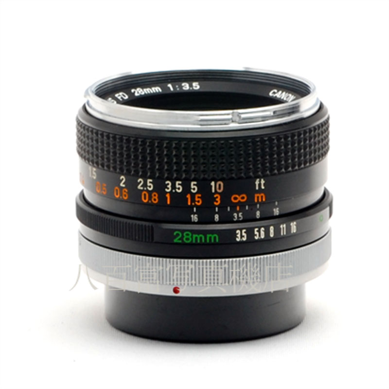 【中古】 キヤノン FD 28mm F3.5 銀枠 初期型  Canon 中古交換レンズ 57952