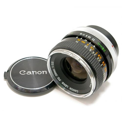 中古 キャノン FD 28mm F3.5 Canon