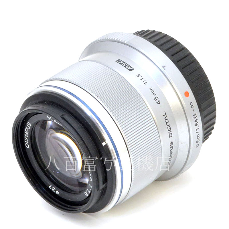 【中古】 オリンパス M.ZUIKO DIGITAL 45mm F1.8 シルバー マイクロフォーサーズ OLYMPUS ズイコー 中古交換レンズ 49951