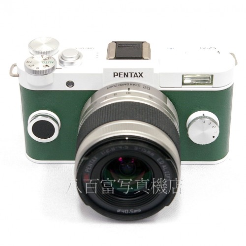 【中古】 ペンタックス  Q-S1 02レンズキット ピュアホワイト/カーキグリーン PENTAX 中古カメラ 24632